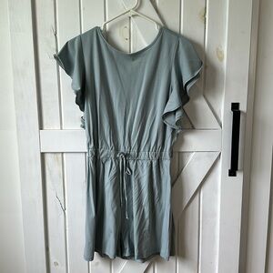 Roolee frill shoulder romper size small
